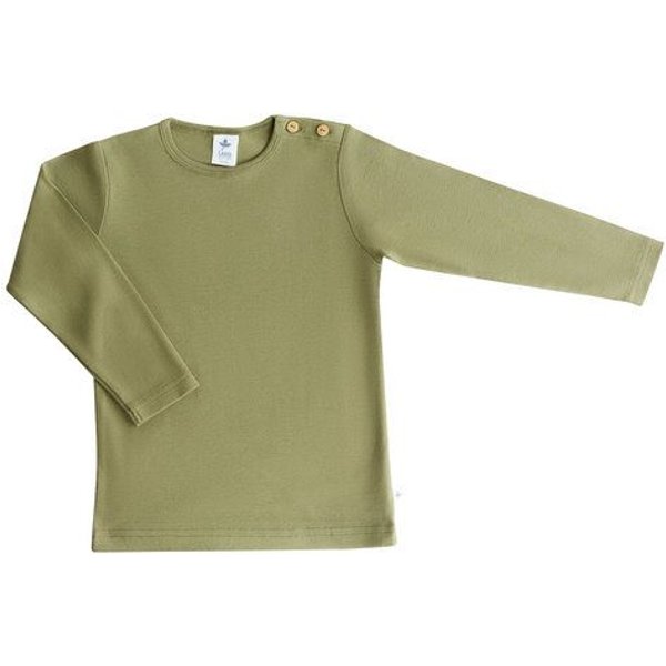Leela Cotton Baby Kinder Langarmshirt Bio-Baumwolle Oberteil T-Shirt