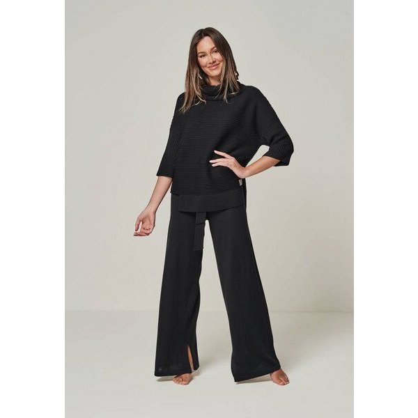 YOU LOOK PERFECT Merino Loungewear Set "Rollkragenpullover Bailey & Strickhose Bailey"