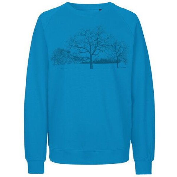 Peaces.bio - handbedruckte Biomode Sweatshirt Landscape Unisex