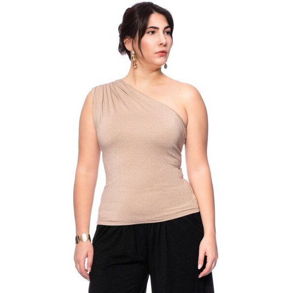Ingoria LU Top mit asymmetrischer Schulterpartie