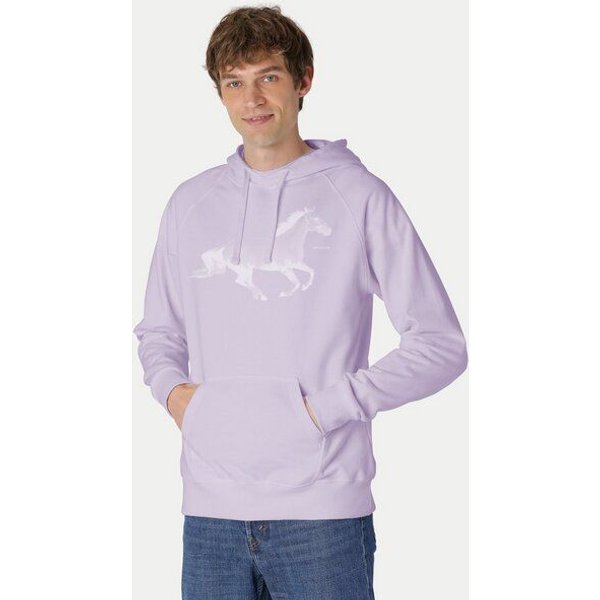 Peaces.bio - handbedruckte Biomode Bio-Herren-Kapuzensweater Horsepower