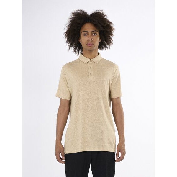 KnowledgeCotton Apparel Poloshirt - Linen polo - aus Leinen