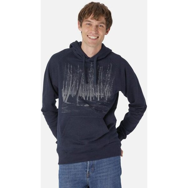 Peaces.bio - handbedruckte Biomode Hoodie Woodland Herren