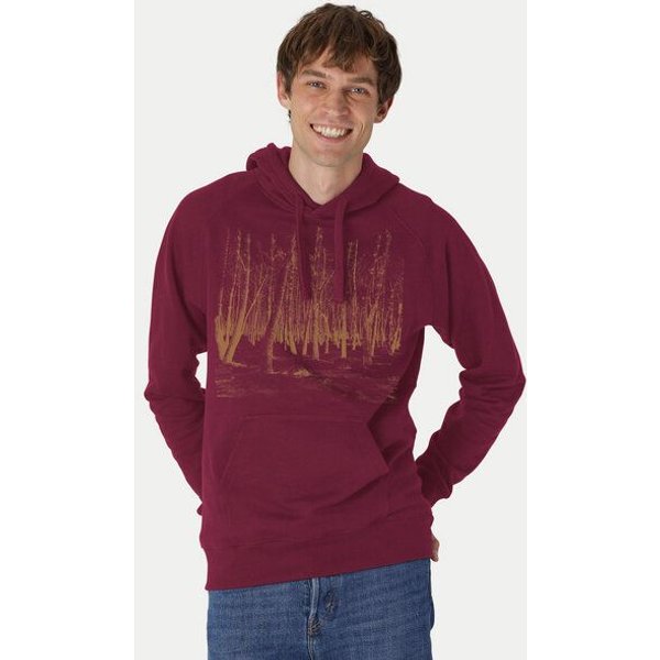 Peaces.bio - handbedruckte Biomode Hoodie Woodland Herren