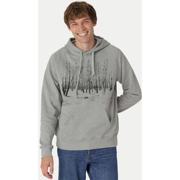 Peaces.bio - handbedruckte Biomode Hoodie Woodland Herren