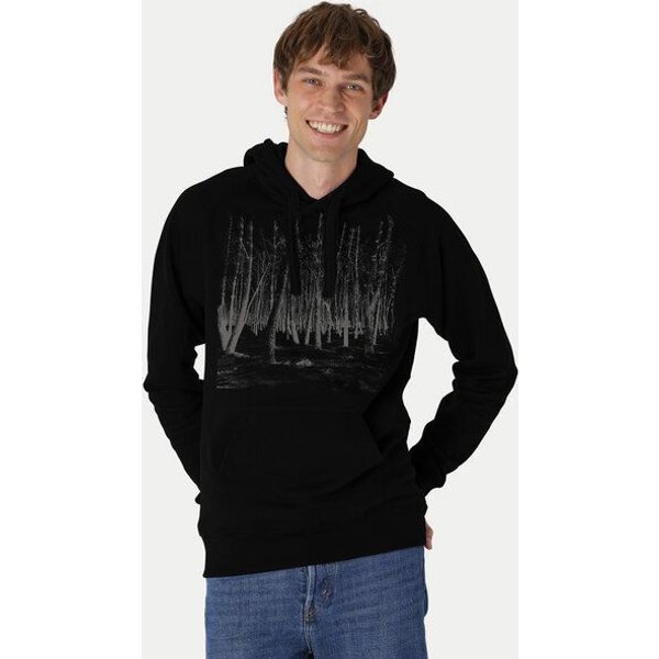 Peaces.bio - handbedruckte Biomode Hoodie Woodland Herren