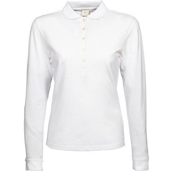 TeeJays Women´s Luxury Stretch Langarm Polo bis 3XL Poloshirt Damen