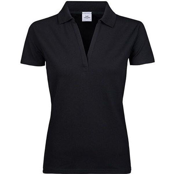 TeeJays Damen Stretch Polo Shirt Kurzarm Bio - Baumwolle