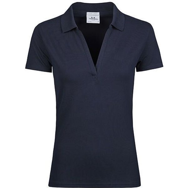 TeeJays Damen Stretch Polo Shirt Kurzarm Bio - Baumwolle