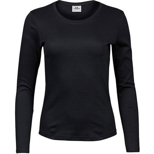 TeeJays Damen Shirt Langarm enger geschnitten Bio - Baumwolle bis 3XL