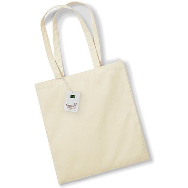 Westford Mill EarthAware® Organic Bag Shopper Baumwolltasche/Einkaufstasche in 13 verschiedenen Farben