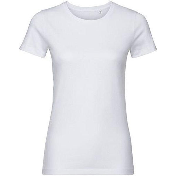 Russell Pure Organic Damen Pure Organic T-Shirt Rundhals in 13 verschiedenen Farben