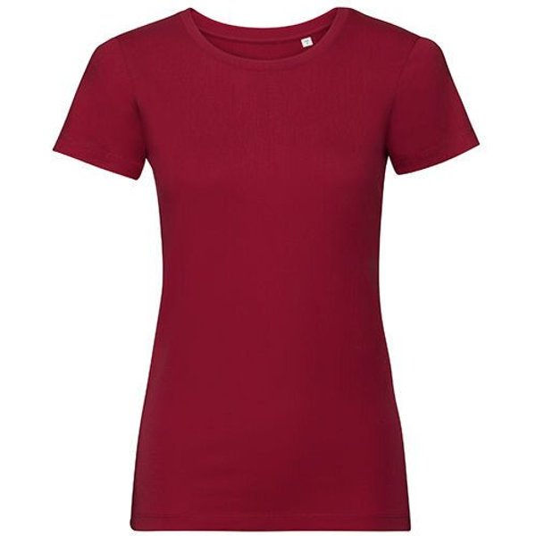 Russell Pure Organic Damen Pure Organic T-Shirt Rundhals in 13 verschiedenen Farben