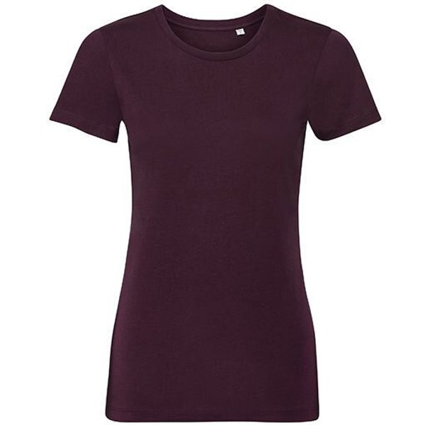 Russell Pure Organic Damen Pure Organic T-Shirt Rundhals in 13 verschiedenen Farben