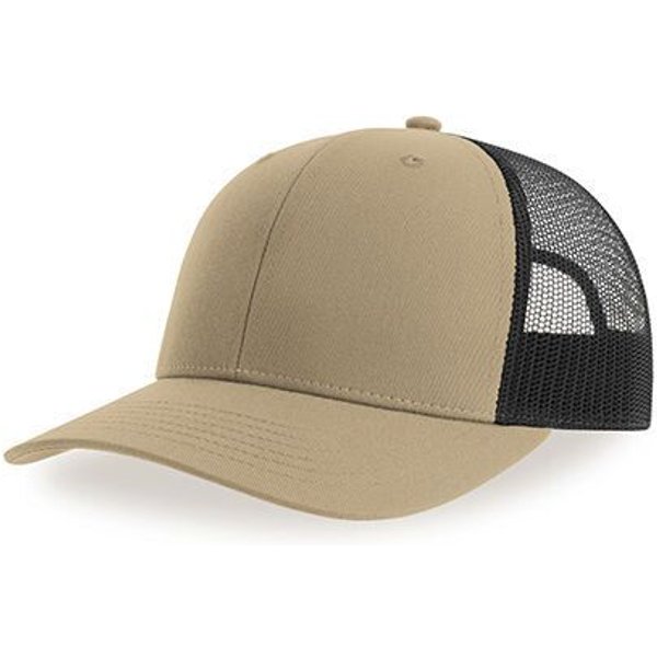 Atlantis Headwear Basecap Atlantis Bryce Cap Mesh Cap zweifarbig aus Recyceltem Polyester Truckercap