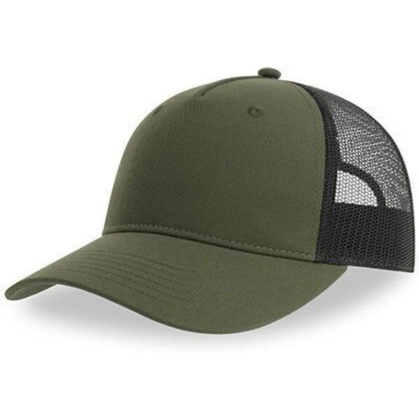 Atlantis Headwear Atlantis Zion Cap Mesh - Basecap zweifarbig aus Recyceltem Polyester Truckercap
