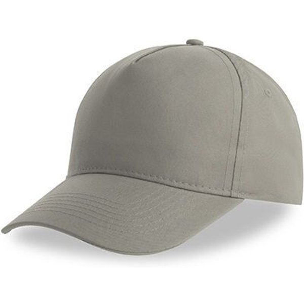Atlantis Headwear Atlantis Recy Five Cap Klassische, strukturierte Baseballkappe, Geschwungener Schirm, Hochwertiger Klettverschluss