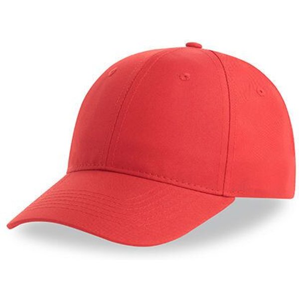 Atlantis Headwear Atlantis Recy Six Cap Klassische, strukturierte Baseballkappe, Geschwungener Schirm, Hochwertiger Klettverschluss
