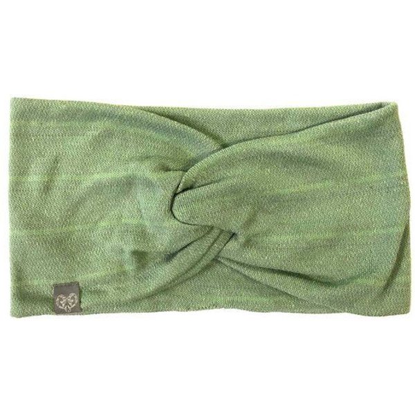 WiDDA berlin SAGE Strickstirnband in Salbei aus DEADSTOCK FABRIC