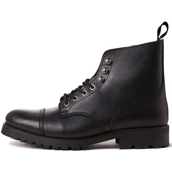 Will's Vegan Shop Work Boots aus veganem, italienischen Leder