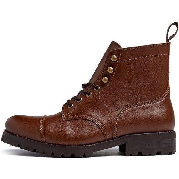 Will's Vegan Shop Work Boots aus veganem, italienischen Leder