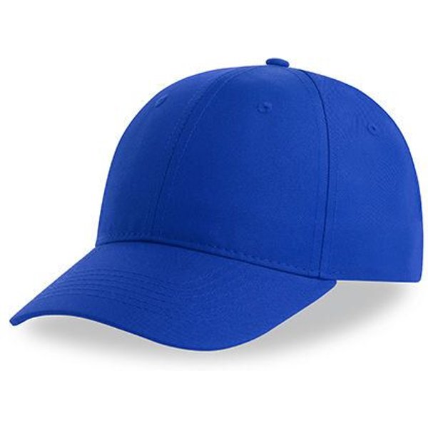 Atlantis Headwear Atlantis Recy Six Cap Klassische, strukturierte Baseballkappe, Geschwungener Schirm, Hochwertiger Klettverschluss