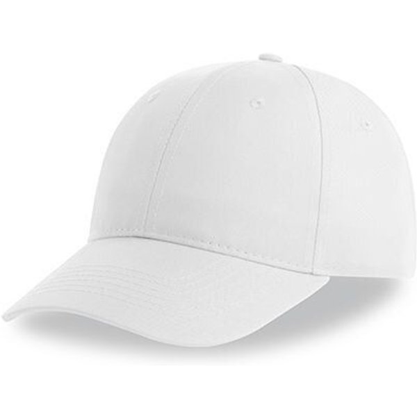 Atlantis Headwear Atlantis Recy Six Cap Klassische, strukturierte Baseballkappe, Geschwungener Schirm, Hochwertiger Klettverschluss