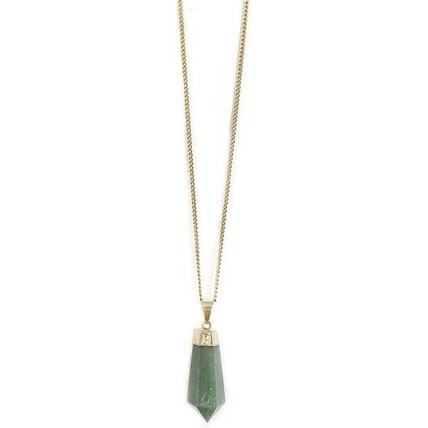 Aventurin Halskette vergoldet von Crystal and Sage