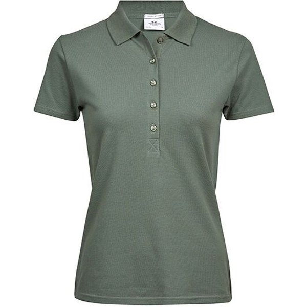TeeJays Damen Stretch Polo Shirt Kurzarm Bio - Baumwolle neue Farben