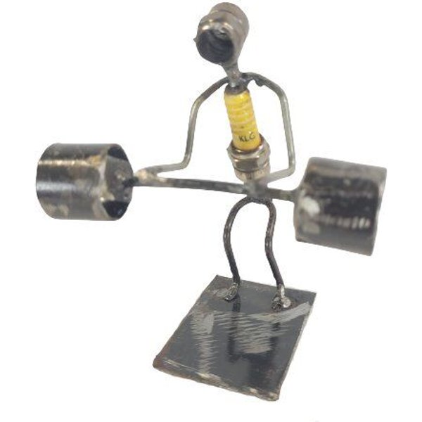 Moogoo Creative Africa Zündkerzen-Figur | verschiedene Sportler:innen | Upcycling Handmade