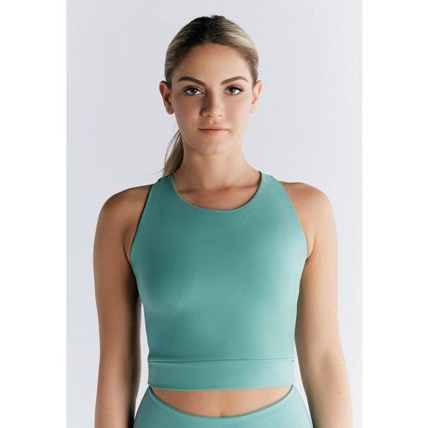 True North Damen Crop Top aus Bio-Baumwolle Bauchfreies Yogatops T1220