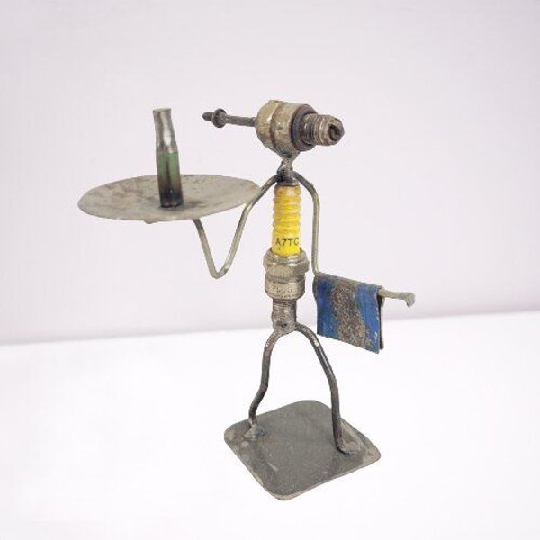 Moogoo Creative Africa Zündkerzen-Figur | verschiedene Berufe & Hobbies | Upcycled & handgemacht