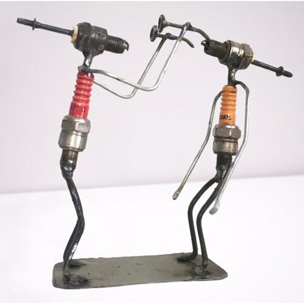 Moogoo Creative Africa Zündkerzen-Figur | verschiedene Berufe & Hobbies | Upcycled & handgemacht