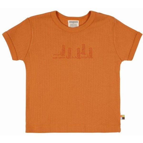 loud + proud Babys & Kinder T-Shirt Derby Rib mit Druck, GOTS-zertifiziert