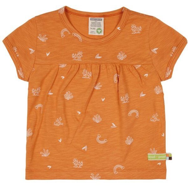 loud + proud Babys & Kinder Tunika Slub Jersey mit Druck, GOTS-zertifiziert