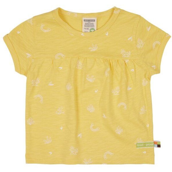 loud + proud Babys & Kinder Tunika Slub Jersey mit Druck, GOTS-zertifiziert