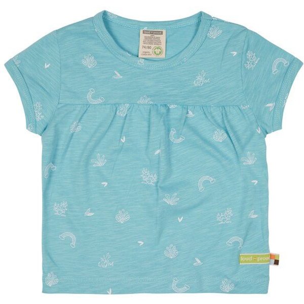 loud + proud Babys & Kinder Tunika Slub Jersey mit Druck, GOTS-zertifiziert