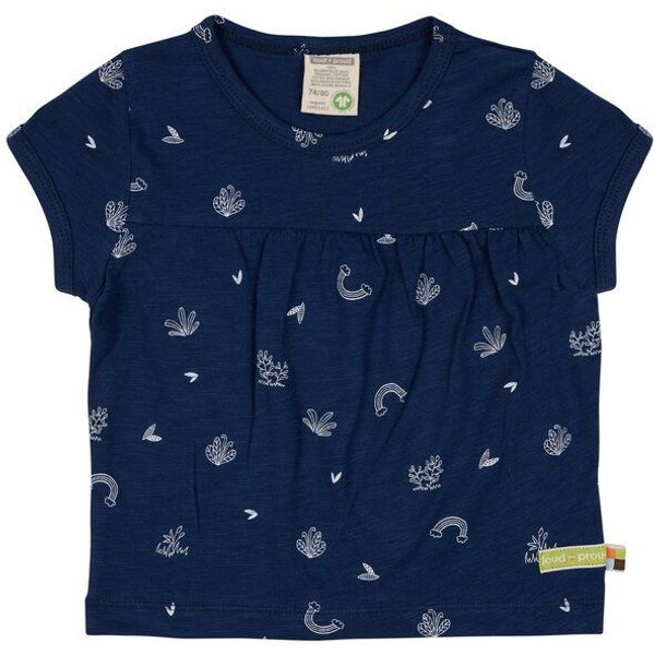 loud + proud Babys & Kinder Tunika Slub Jersey mit Druck, GOTS-zertifiziert