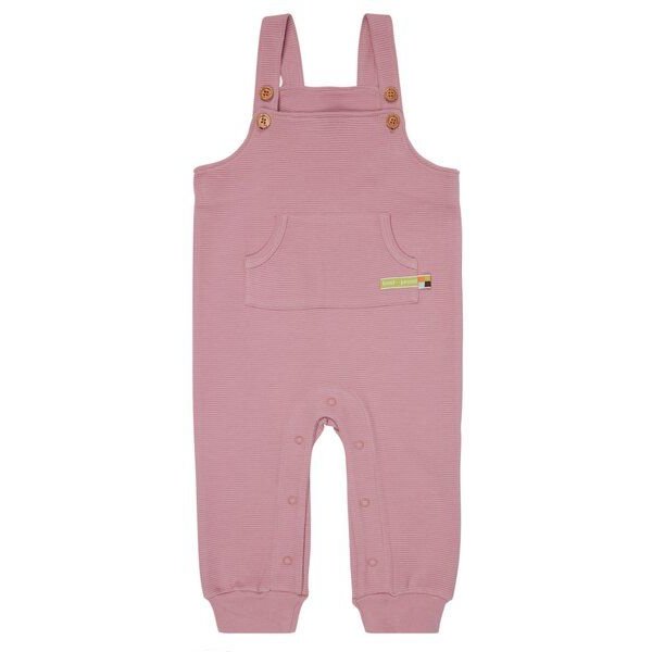 loud + proud Babys & Kinder Latzhose Rippenstruktur, GOTS-zertifiziert