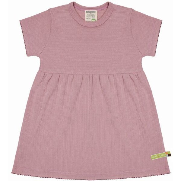 loud + proud Babys & Kinder Kleid Derby Rib, GOTS-zertifiziert