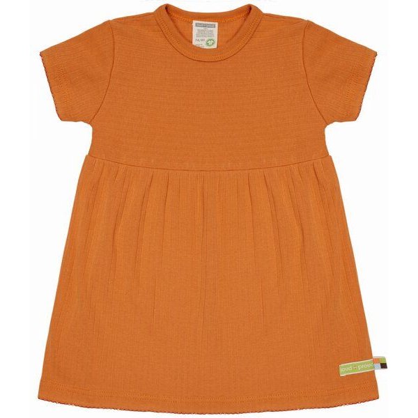 loud + proud Babys & Kinder Kleid Derby Rib, GOTS-zertifiziert