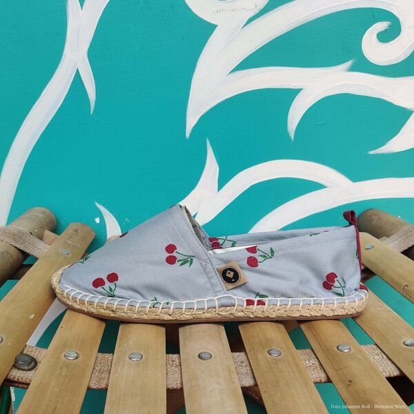REFISHED fair fashion Espadrilles 'HAPPINESS' (Cherry)