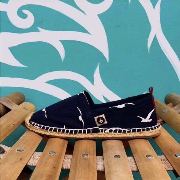 REFISHED fair fashion Espadrilles 'HAPPINESS' (Seevögel)