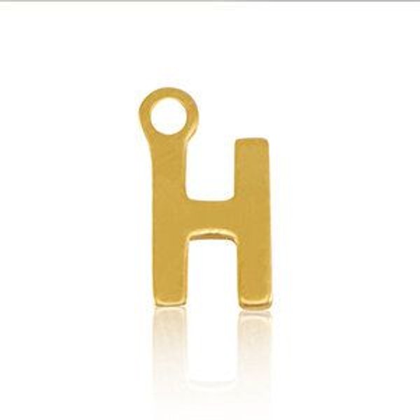 ELEKTROPULLI Super Feine Glieder Kette in 3 Längen mit Initial Anhänger (ca. 9 x 5mm)