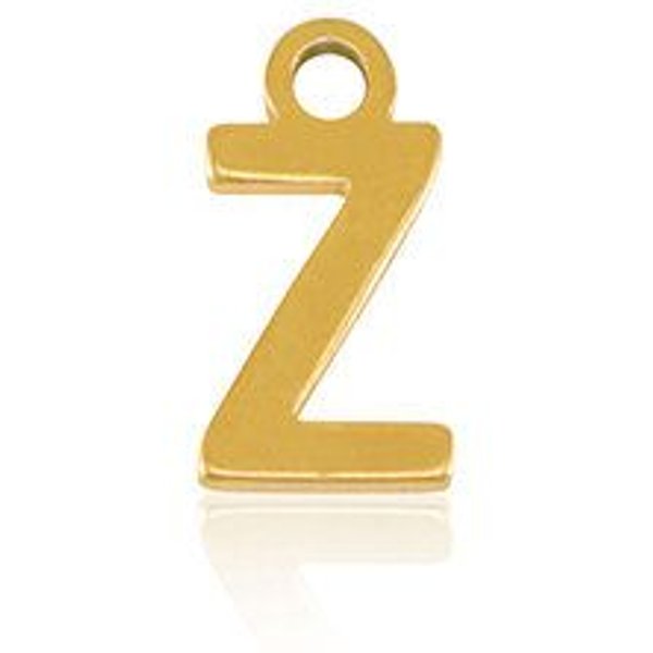 ELEKTROPULLI Super Feine Glieder Kette in 3 Längen mit Initial Anhänger (ca. 9 x 5mm)