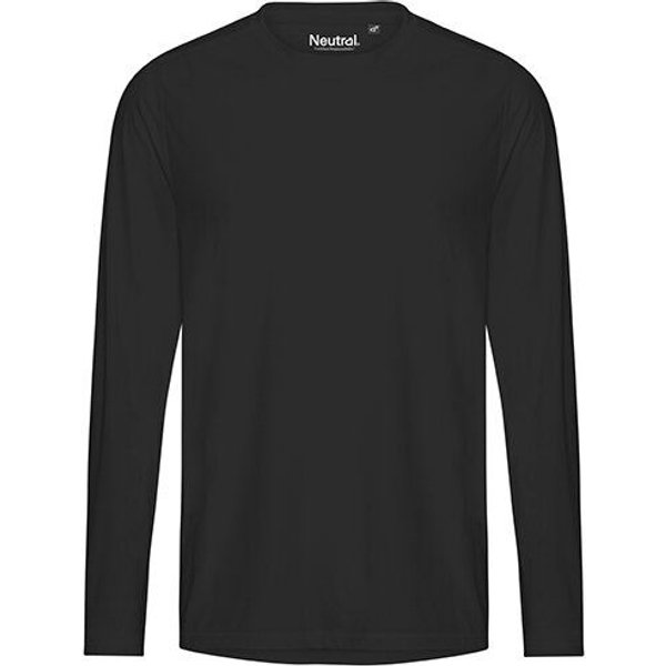 Neutral® Herren / Unisex Langarm T-Shirt Rundhals Recycled Sportshirt Unterziehshirt