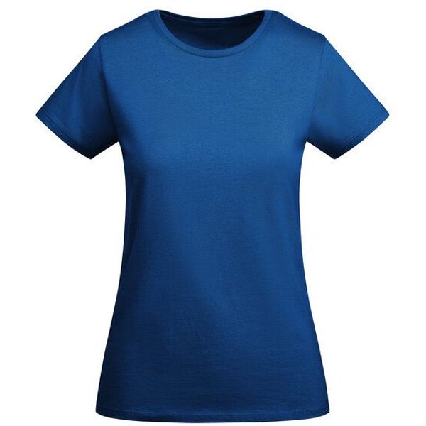 Roly Eco Damen T-Shirt Breda Rundhals enger geschnitten Körpernah Bodyfit