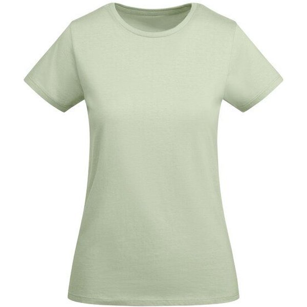 Roly Eco Damen T-Shirt Breda Rundhals enger geschnitten Körpernah Bodyfit