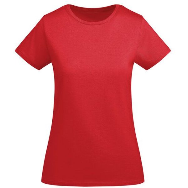 Roly Eco Damen T-Shirt Breda Rundhals enger geschnitten Körpernah Bodyfit