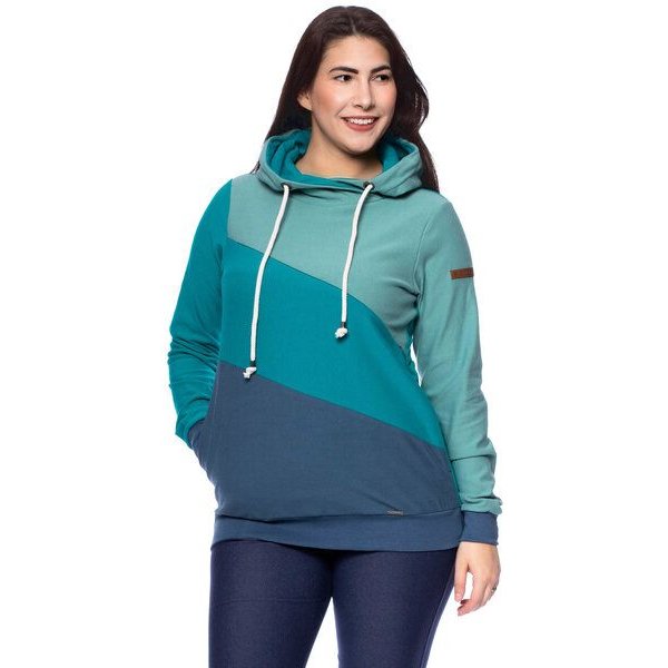 Milchshake LILAN warmer Umstands- und Stillpullover Hoodie aus softer Bio Baumwolle